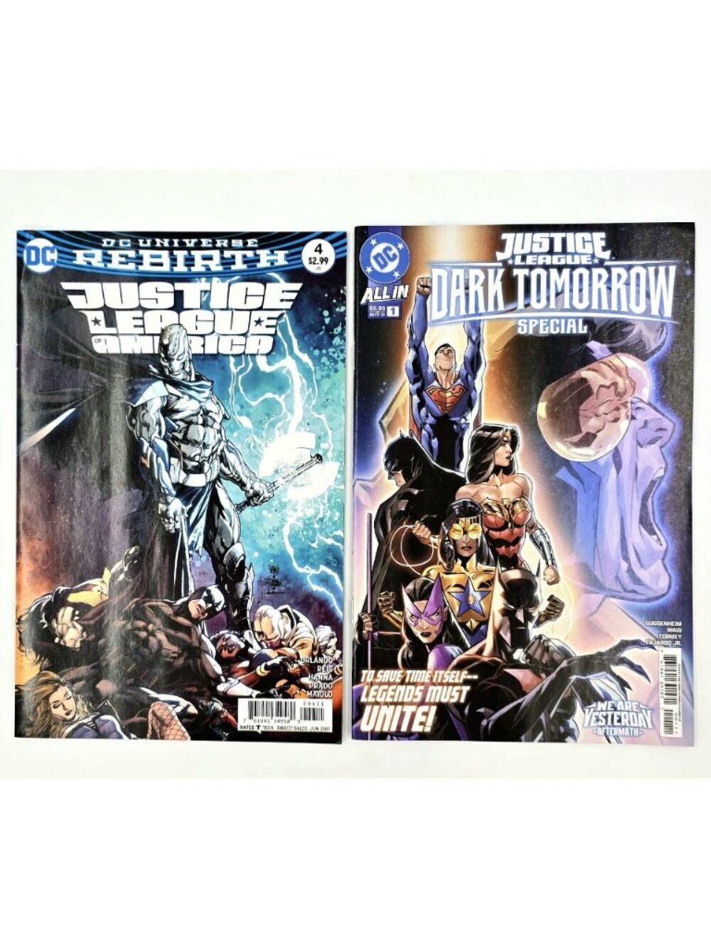 Justice League Dark Tomorrow Special #1 Cover A + Justice League of America #4